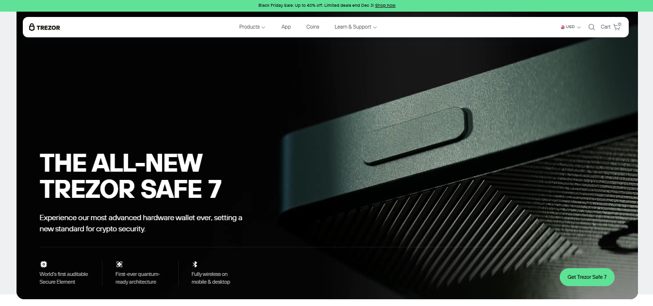 Trezor® Hardware Wallet | Getting started — Trezor™