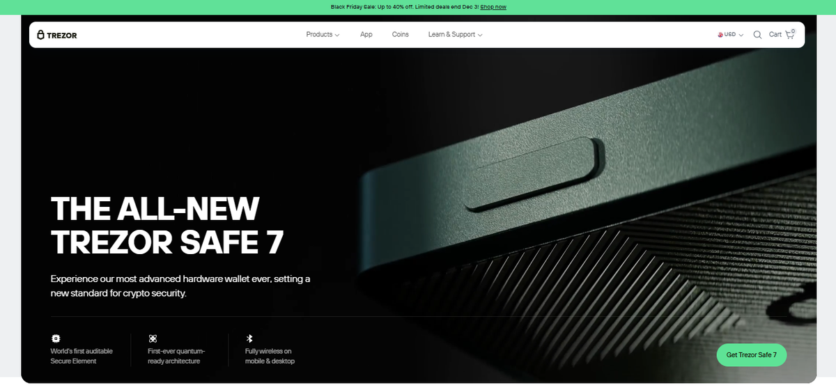 Trezor® Hardware Wallet | Getting started — Trezor™